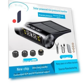 Solar Wireless Universal High-Precision Tire Pressure Monitor — TPMS Sensor Replacements, AI Supermarket