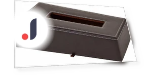 Stylish Leather Style Smart Tissue Box — Boxes, SOLT Japan Market