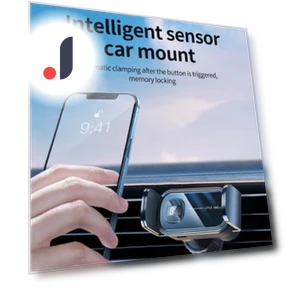 Universal Mini Smart Electric Lock Car Phone Holder — Dashboard Installation Kits, Optimized General