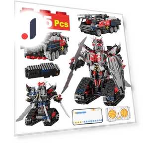 Urban Technical Remote Control Robot Truck Car Building Blocks — Construction Kits, Focus on toys