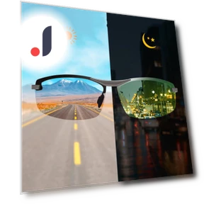 Yellow Photochromic Polarized Glasses — Glasses & Goggles, Binchi Outdoor Equipment