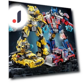 2 in 1 Robot-Car Construction Toy — Construction Kits, MagicMonkey