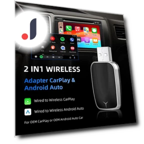 2-in-1 Wireless Carplay AI Box Android Auto Plug And Play — Stereo Receivers, Xixi Global Purchasing