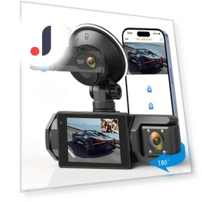 3-Channel WIFI Dash Cam — Dashboard Cameras, MDH