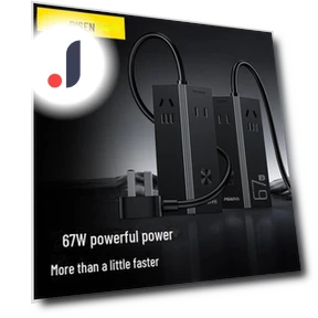 67W GaN Multi-Port Smart Fast Charging Station USB Socket — Chargers, Pisen