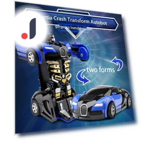 Automatic Deformation Robot Car Toy — Interactive Figures & Robots, Homeware Essentials