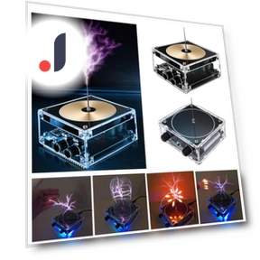 Bluetooth-Compatible Musical Wireless Touch Speaker with Artificial Lightning — Portable Audio, Binchi Outdoor Equipment