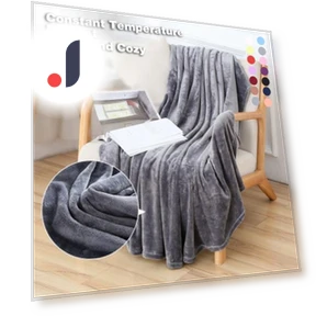 Cozy Coral Flannel Blanket — Bed, xuge