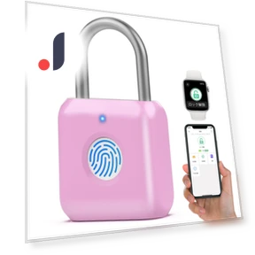 Fingerprint Smart Padlock — Security Locks, MoRub-Japan