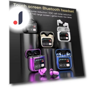 High-Quality Wireless Earbuds with Touch Screen and Active Noise Cancellation — In-Ear Headphones, ElectronicsHome