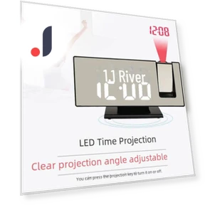 LED Alarm Clock — Clocks, AI Supermarket