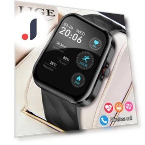 Men's Smart Watch with Bluetooth Call and Health Monitoring — Smartwatches, LIGE