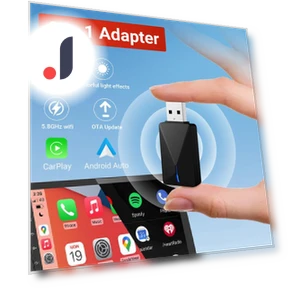 Mini Wired and Wireless CarPlay and Android Auto 2in1 AI Box — Car Accessories & Gadgets, ZoomSpark