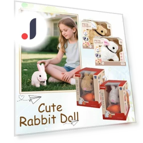 Realistic Robot Rabbit — Interactive, Vegetables