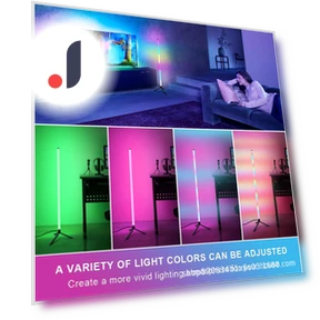 RGB Sound-Activated USB Floor Lamp — Creative Lighting Solutions, TrendVibeCN