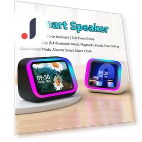 Smart Bluetooth Speaker with Large Screen — Portable Audio, ZJM Mall