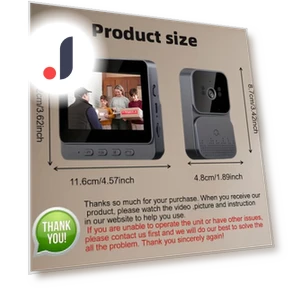 Smart Doorbell Camera — Smart Home Security, Power gears