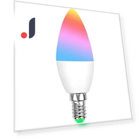 Smart RGBCW Candle Bulb — Compact Fluorescent