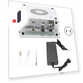 Tesla Coil Arc Touch Wireless Transmission White Plasma Speaker with Light — Portable Audio, OutsideWorld