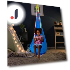 Therapeutic Swing Set with LED Strip — Porch Swings, Cafandy