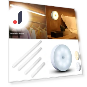 USB Rechargeable Motion Sensor LED Cabinet Light — Tap Lights, YJMP home