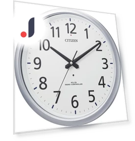 Wall Clock with Radio Control — Clocks, RHYTHM