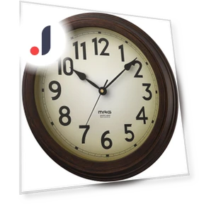 Wall Radio Analog Clock — Clocks, SAMURAI STYLE