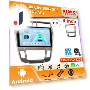Wireless Car Stereo System with CarPlay and Android Auto — Stereo Receivers, Reakosound