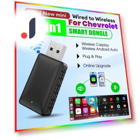 Wireless Carplay Android Auto Smart Dongle 2in1 — Stereo Receivers, JOHO - CarGear