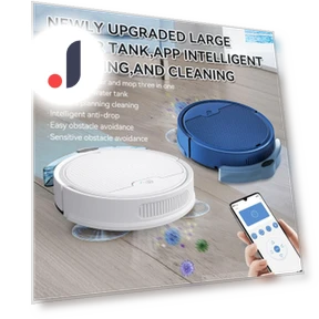 3-in-1 Wireless Sweeping and Cleaning Vacuum — Smart Cleaning Robots, Essager Electronic