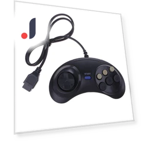 6-button Wired Controller Pad — Accessories, Happy Electronic King