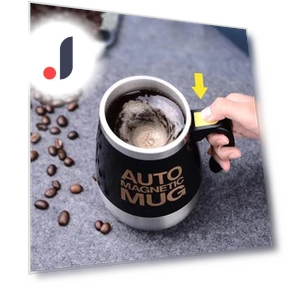 Automatic Self-Stirring Magnetic Mug — Beverage Warmers, XuYiEC