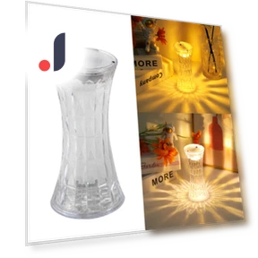 Crystal Table Lamp — Desk & Table Lighting, Fash
