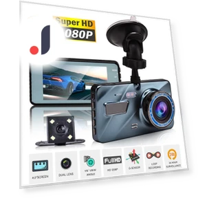 Dual Lens Car Dash Cam — Dashboard Cameras, icreative