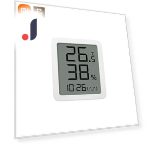 E-ink Display Large Digital Thermometer Hygrometer — Home Climate Control, Xiaomi