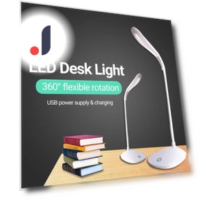 Foldable Eye Protection Desk Lamp — Study & Desk Lighting, Live City Fashion Home Decor