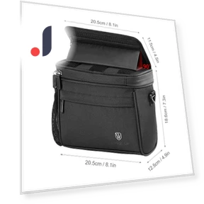 Front Frame Bike Bag with Touch Screen — Handlebar Bags, WEST BIKING