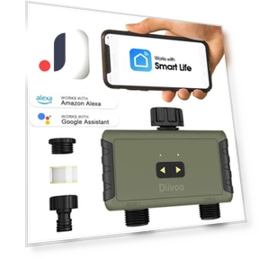 Garden WiFi Water Timer — Controllers, Diivoo