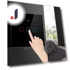 Glass Panel Wall Switch with Touch Sensor — Smart Home Modules, MALITAI