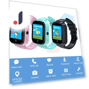 Kids Smart Watch with GPS Tracker — Location Tracking Devices, greentiger