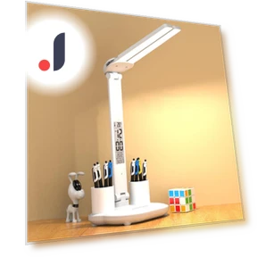LED Desk Lamp with Adjustable Brightness — Study & Desk Lighting, Happy6
