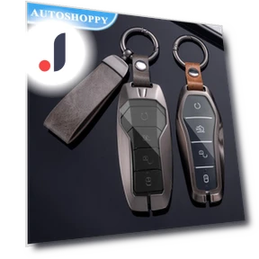 Metal Car Key Case with Smart Remote Control — Key Holders & Accessories, Autopedal