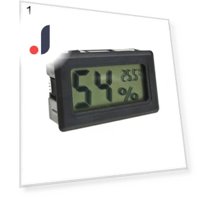 Mini Digital LCD Indoor Temperature and Humidity Meter — Home Climate Control, Hercules
