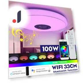 Modern RGB LED Ceiling Light — Overhead Lighting, The Romantics