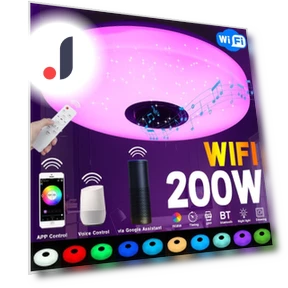 Modern RGB LED Ceiling Light — Overhead Lighting, Pro DIY Tool