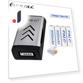 Rechargeable AA Batteries with Smart Fast Charger — Batteries, PALO