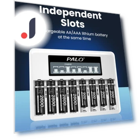 Smart Charger with LCD Display — Batteries, PALO