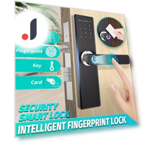 Smart Door Lock Card with Fingerprint — Biometric Security, The Romantics
