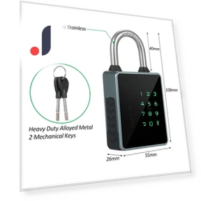 Smart Lock with Keypad — Padlocks & Hasps, Meterk