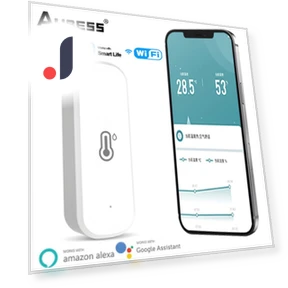 Smart Temperature and Humidity Sensor — Home Climate Control, PLAYFUN